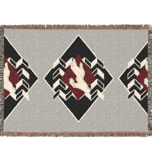 Twin Peaks “Meanwhile…” Chevron LG Geometric Patterned Throw Blanket 80x60